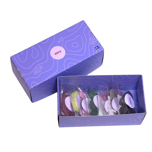Jubla Original Giftbox, 7-Flavor Mixed Candy, 210g, Made in Sweden
